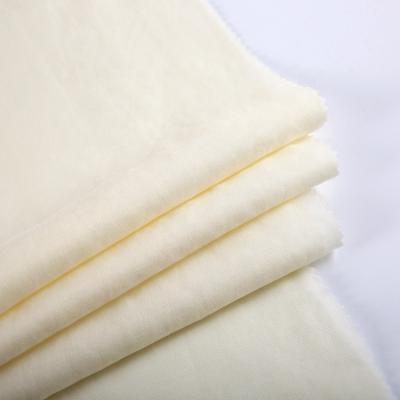 Cina China supplier plain dyed light yellow twill woven 100% Lessel fibre fabric for dress in vendita