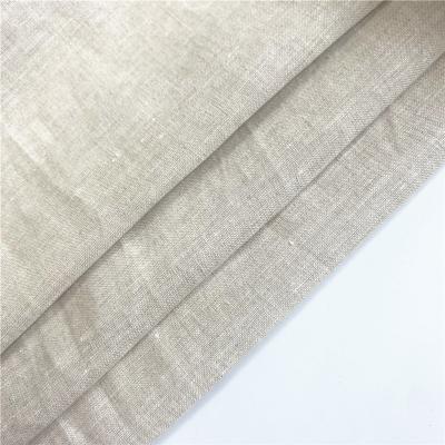 China Hahoo In stock 280 cm large washed french linen fabric extra wide linen fabric for curtains zu verkaufen