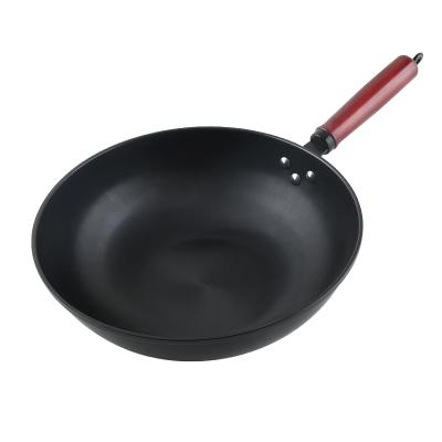 China Wholesale high quality viable low price made in china black iron non stick fty pan for sale