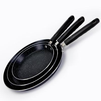 China 6 inch contemporary cookware black nonstick saucepan for sale