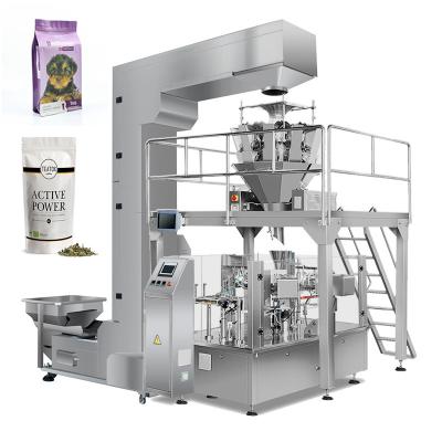 China Automatic Dog Food Grain Pet Food Dried Fruit Doypack Stand Up Bag Packing Premade Pouch Nuts Bagging Packing Machine for sale