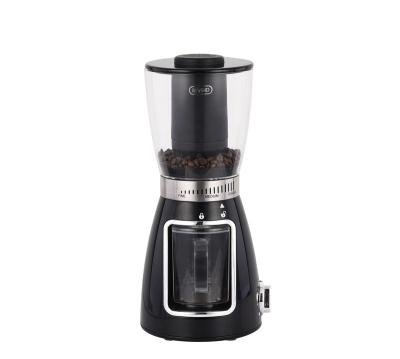 China Hotel Electric Coffee Grinder, Conical Coffee Burr Mill, 2-12 Cups Adjustable for sale