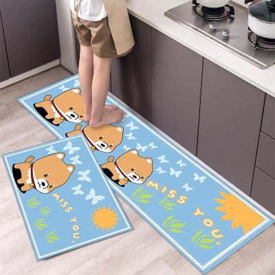 China Washable Cheap Custom 3d Flooring Printed Animal Kitchen Mat Carpets Cover Rugs For Small Living Room Home for sale