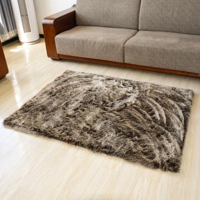 China Wholesale Soft Fluffy Long Hair Rabbit Hair Suede Cloth Blanket Acrylic Cony Hair Faux Fur Mat Cony Mat for sale