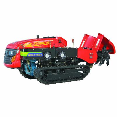 China Factory Direct Farms Self-propelled Machine Management Crawler Type Rotary Tiller Orchard Ditcher for sale