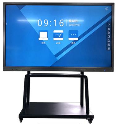 China 65 Inch Class Desktop Multi Media High Definition Touch Interactive Smart Whiteboard With Windows System 65