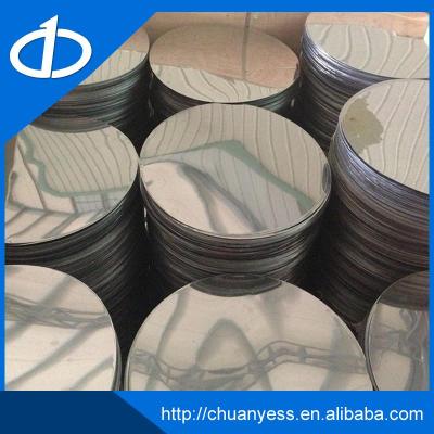 China Kitchenware Porcelain Made 201 Cold Rolled Stainless Steel Circle for sale