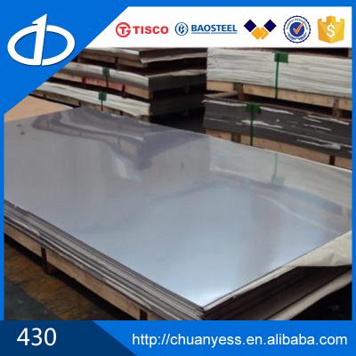 China Kitchenware 430 Food Grade Stainless Steel Sheet With PVC Coating for sale