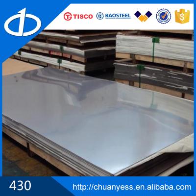 China Main kitchenware stainless steel sheet plate 400 series 430 410 409 custom made Chinese factory and manufacturer 0.15 to 2.0mm thick for sale