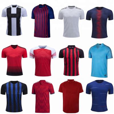 China Quick-dry custom football jesey wholesale price thaiquality soccer shirts for sale