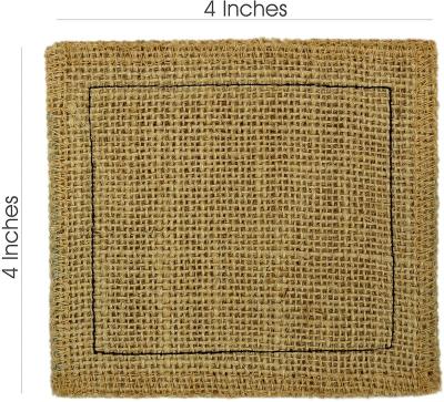 China Jute Place Mat Beer Coaster Jute Woven Rattan Jute Mat Coaster Good Home Decor Handmade Kitchen Accessories for sale