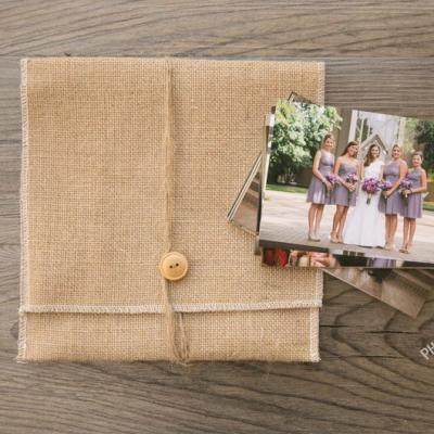 China 2019 New Product Photo Burlap Envelope Bags For Photos Custom Logo Packing Bag Envelope Bag Multiform Sizes for sale