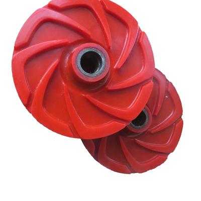 China Slurry pumps factory supply high chrome corrosive and abrasive resistant slurry pump spare parts impeller in different materials for sale