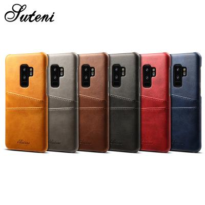 China Custom leather wallet s9 high cases wholesale cell phone protectors for samsung s9plus case phone cover for sale