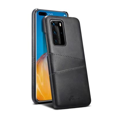 China Mate40 Accessories High Quality Eco-friendly Wallet Mobile Phone Suteni Leather Phone Case With Card Holder For Huawei P40 Pro Case for sale