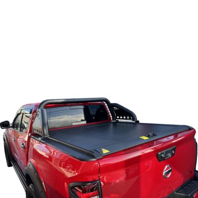 China Waterproof Electric 4x4 Tonneau Cover Roller Flap Tonneau Bed Cover Trucks For Navara Frontier NP300/D22/D40 2021/2022 for sale