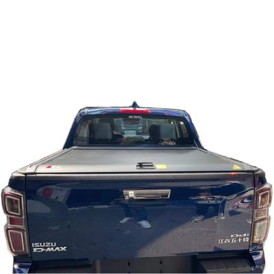 China Waterproof Security and Anti-theft Retractable Manual Truck Bed Tonneau Covers Hard For Isuzu Dmax Pickup 2021 for sale