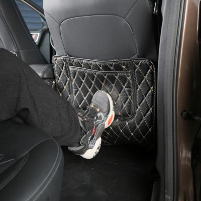 China Rear Seats Dustproof Protector Car Row Anti-Kick Pad Leather Anti Kick Pads Mats For GWM UTE Cannon Poer X/L POER PAO for sale