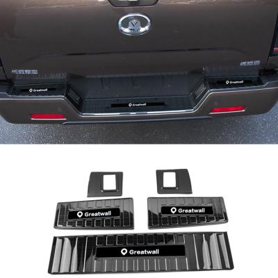 China Scratch Proof Stainless Steel Trunk Sill Plate Protector Rear Guard Covers Strip Fit For GWM ute/P Series for sale