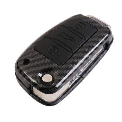 China Wholesale Waterproof Flip Car Key Fob Case Cover Compatible With Audi A1 A3 A6 Q2 Q3 Q7 TTT TTS R8 S3 S6 for sale