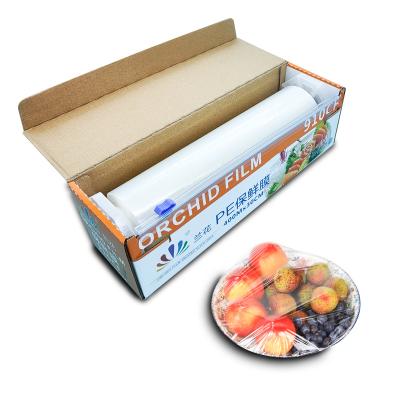 China Family Use PE Manufacturer Moisture Proof 16 Years Cling Plastic Film Food Grade Anti Haze Packaging PE Film Wrap for sale