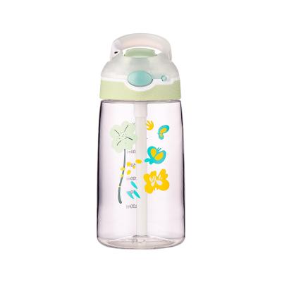 China Viable Custom Logo Kids Water Cup Cartoon Platypus Water Bottle Kindergarten Students Summer Gift Plastic Water Bottle for sale