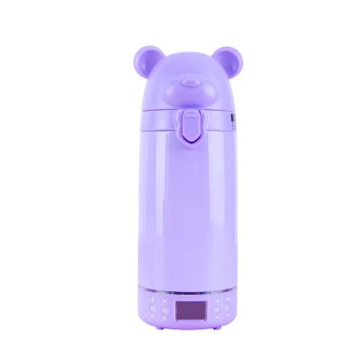 China PORTABLE 316 Stainless Steel Straw Cup Baby Music Straw Cup Thermos Kettle Smart Voice Kids Portable Mug for sale