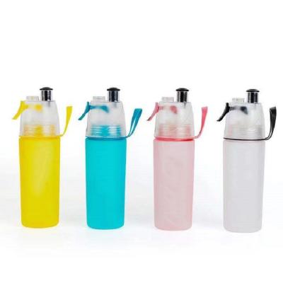 China Sustainable Sports Spray Cup Summer Cup Outdoor Bodybuilding Kettle Large Capacity Portable Water Spray Kettle for sale