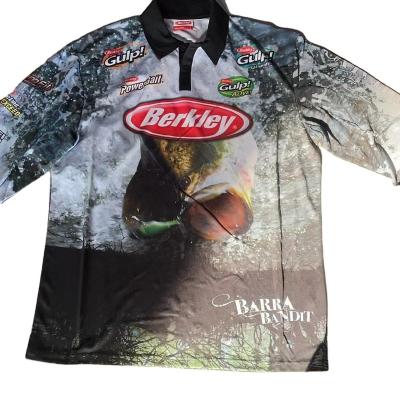 China Cheap Anti-Wrinkle Fishing Shirts Sports Sweat All Over Custom 3D Sublimatiion Printing Polyester Oversized Quick Dry T-Shirt for sale