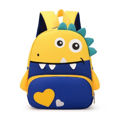 China Others New Cute Cartoon Anti Lost Kids Custom Schoolbag Dinosaur Animal Logo Backpack for sale