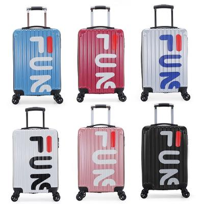 China ABS Universal 20 Inch Children Trolley Case Wheel Zipper Travel Luggage Large Capacity Suitcase Anti-theft Luggage for sale