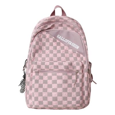 China Other Lady Laptop Backpack Belt Letter Style Waterproof Nylon Preppy Sports Computer Bag Cute Portable Cute Bag for sale