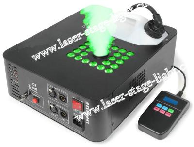 China 1500 Watt Smoke Effect Machine Coloured Up With DMX 7 channel And RGB LED for sale