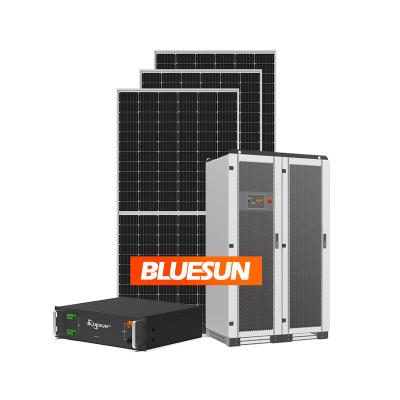 China Bluesun Industrial Complete High Quality Solar Panel PV System 150kw Commercial Solar Power Systems For Industry for sale