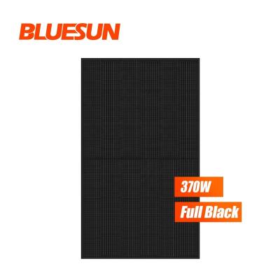 China Bluesun Solar Power System Black Solar Panels TUV CE Certification European Standard Solar Panel Paneles Solares Costos for sale