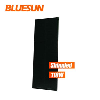 China High Power 70W 110w 170w All-Black Solar Panels For Residential Applications 125mmx125mm for sale