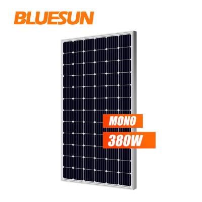 China Various Customizable Standard Solar Panel blunsun photovoltaics solar panels BSM380M-72 good low price 380 watt solar panels for sale