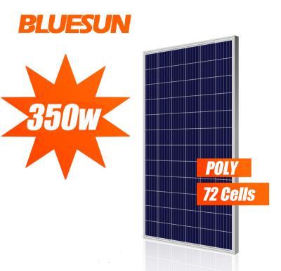 China China tax free 350w poly solar panel class A with frame 340w 350w solar panel for home use with high efficiency for sale