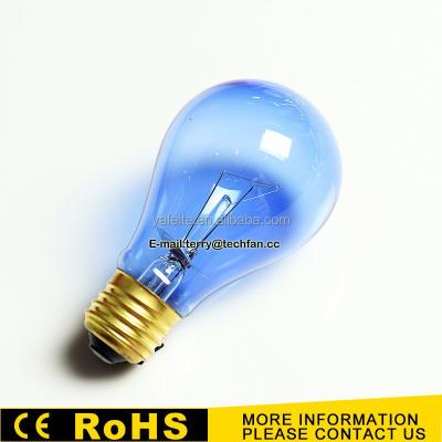 China Night Light Reptile Bulb Reptile Lamp A19 Poultry Bulb E27 E26 Infrared Heating And Beauty Lamp Blue Color for sale