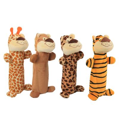 China New Viable Wholesale Tiger Plush Gnawing Anti-sharp Factory Dog Toy Pet Supplies for sale