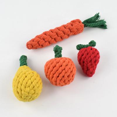 China Customized Viable Cotton Durable Dog Chewing Cotton Rope Toy Set String Toy Set Dog Toy for sale