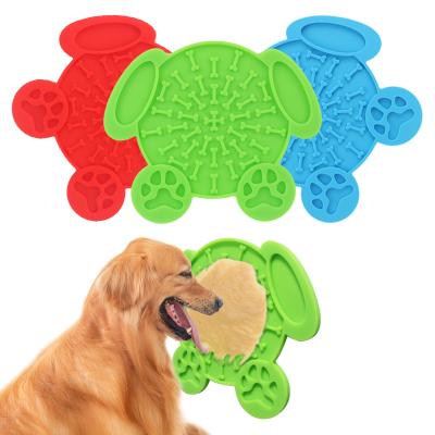 China Viable Pet Supplies Silicone Pet Licking Protective Suction Cup Dog Slow Food Bowl Dinner Dish for sale