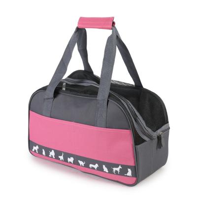 China Fashion portable diagonal cats and dogs go out and travel, pet car bag made of 600D Oxford cloth material for sale