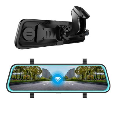 China Waterproof Reverse Wide View Car Camera Time Lapse Car Recording Dual Mirror Car Night Vision Dash Camera for sale