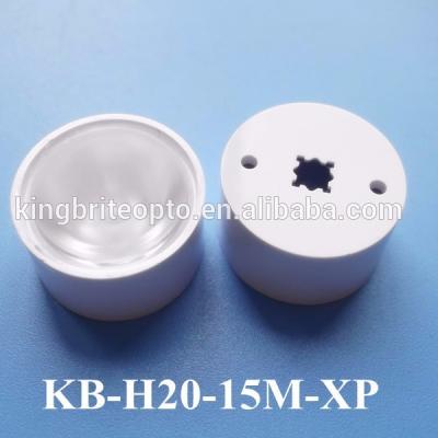 China Optical Led Collimator Lens 15 Degree Widespread For Cree 3535 LED With Holder&tape for sale