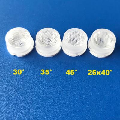 China Led Elliptical Lens Optical Waterproof 14mm Lens For Wallwasher for sale