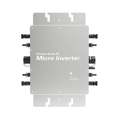 China mincro inverter WVC-350 /600w/1400w/1200w inverter manufacturer ETL solar photovoltaic microinverter 370*300*41.6mm for sale