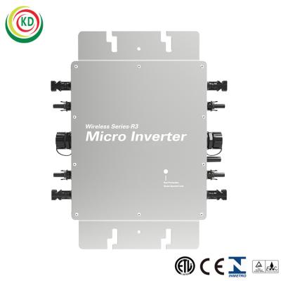 China Waterproof IP65 Microinverter 2800W WVC-2800 230VAC 50/60Hz Solar Tie Inverter Micro Output For On Grid Solar Power Systems 370*300*41.6mm for sale