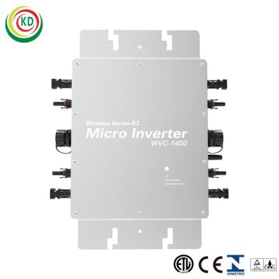 China 15 Years Manufacturer Waterproof IP65 Solar Grid Tie Micro Microinverter 1600W 100-250VAC 47.5-62Hz Manufacturer Produced 370*300*41.6mm for sale