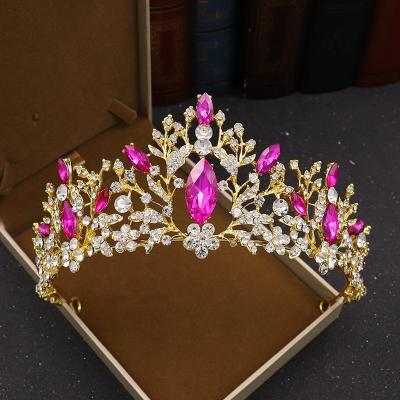 China Euramerican Crystal Party Wedding Tiaras Bridal hair decorations crown rhinestone crown for women bridal jewelry for sale